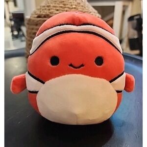 Squishmallows Ricky The Clownfish Pink 5" Kellytoy Plush Stuffed Animal